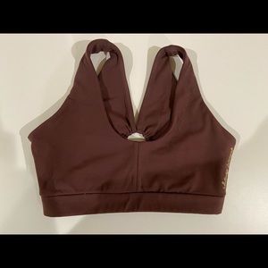 Brown Whitney Simmons V2 Gymshark Sports Bra